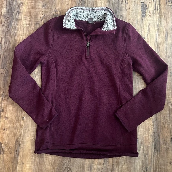 Eddie Bauer Purple Cowl Neck Sweater - Picture 1 of 3